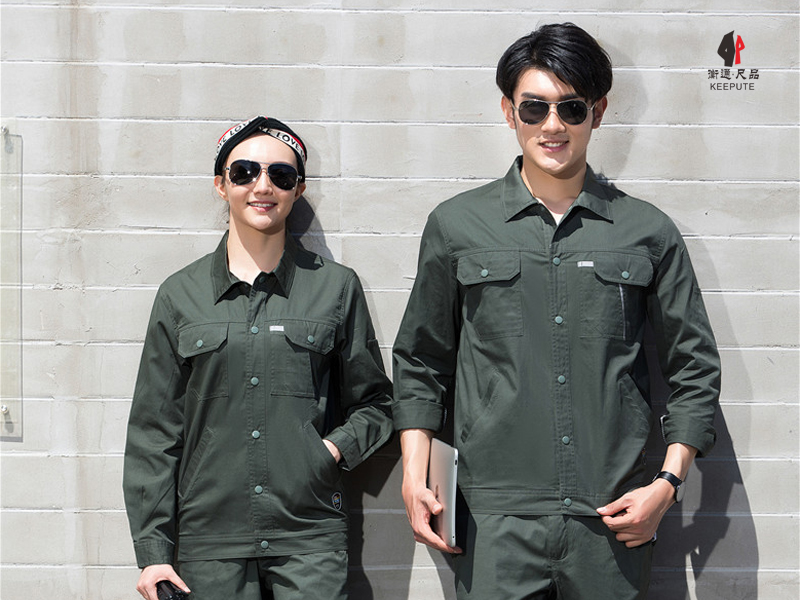 2021新款時(shí)尚工作服-長(zhǎng)袖工作服定做